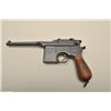 Image 2 : Mauser Broomhandle semi-automatic pistol with wood stock, 7.65mm caliber, 5.5