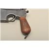 Image 3 : Mauser Broomhandle semi-automatic pistol with wood stock, 7.65mm caliber, 5.5