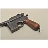 Image 4 : Mauser Broomhandle semi-automatic pistol with wood stock, 7.65mm caliber, 5.5