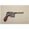 Image 6 : Mauser Broomhandle semi-automatic pistol with wood stock, 7.65mm caliber, 5.5