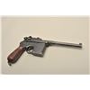 Image 8 : Mauser Broomhandle semi-automatic pistol with wood stock, 7.65mm caliber, 5.5