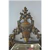 Image 1 : Beveled and etched Glass Mirror. Nurre Maestro tag (mfg) on