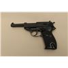 Image 1 : Walther Model P-100 semi-auto pistol, 9mm caliber, Serial #180348. The
