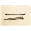 Image 1 : U.S. M1 Garand bayonet and sheath dated 1943 by OL,