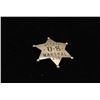 Image 1 : Vintage 6 point star with ball tips badge marked Deputy/U.S./Marshal/298