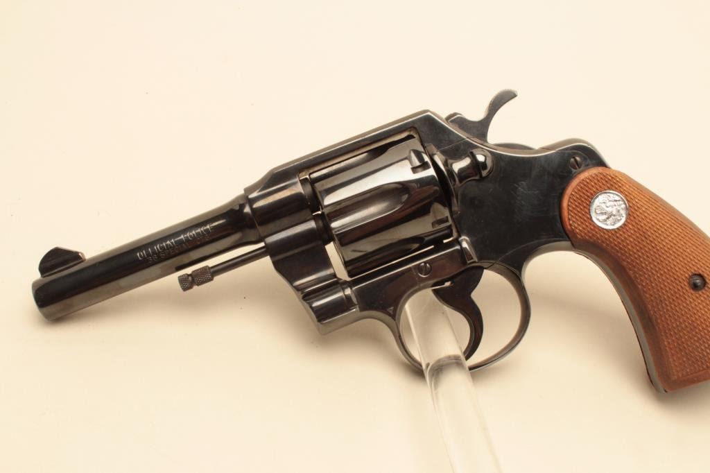 Colt Official Police DA revolver, .38 Special caliber, 4 barrel,
