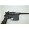 Image 4 : Flatside Mauser broomhandle semi-automatic pistol, 7.65 mm caliber, 5.5 barrel,