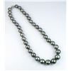 Image 8 : Excellent matching Black Tahitian South Sea Pearls of very good