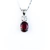 Image 10 : Amazing pendant featuring an extra fine Burmese Ruby weighing 1.65