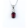 Image 5 : Amazing pendant featuring an extra fine Burmese Ruby weighing 1.65
