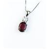 Image 7 : Amazing pendant featuring an extra fine Burmese Ruby weighing 1.65