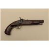 Image 2 : Aged replica percussion single shot pistol, .45 caliber, approximately 13