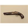 Image 5 : Aged replica percussion single shot pistol, .45 caliber, approximately 13