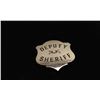 Image 3 : Vintage Deputy Sheriff marked shield badge; hallmarked C.D. Reese/57 Warren
