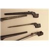 Image 1 : Lot of 5 Enfield bayonets, 4 with metal sheaths; fair