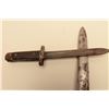 Image 1 : Lot of 2 Italian bayonets with metal sheaths; worn fair