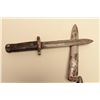 Image 6 : Lot of 2 Italian bayonets with metal sheaths; worn fair