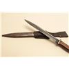 Image 1 : COI/43-marked Mauser bayonet (blade near excellent); scabbard and exterior good