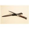 Image 2 : COI/43-marked Mauser bayonet (blade near excellent); scabbard and exterior good