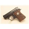 Image 6 : Colt .25 caliber, semi-automatic pistol, 2 barrel, blued finish, checkered