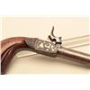 Image 2 : European single shot percussion pistol, folding trigger, engraved frame, wood
