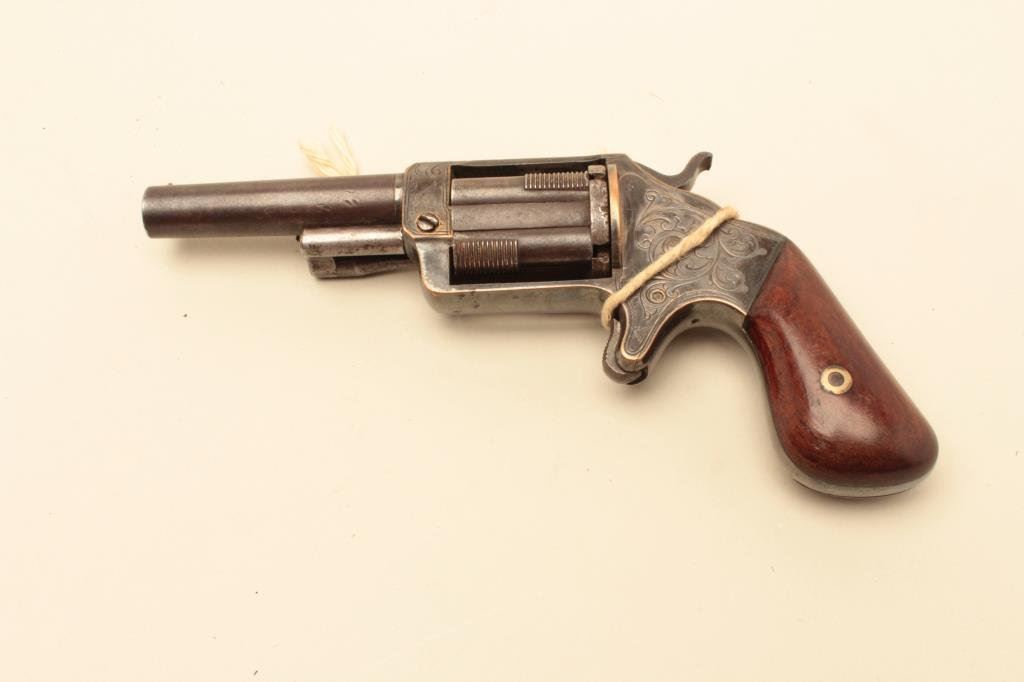 B.A. Arms Co. Slocums Patent sliding sleeve revolver in very