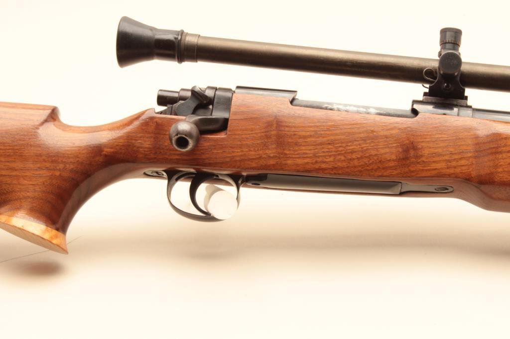 Custom target rifle on 1917 Eddystone action, #14481, .220 Swift