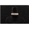 Image 2 : Designer ring in 14k white gold set with 54 fine