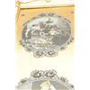 Image 2 : Vintage mirror with reverse paintings (1952) darling scenes. Est.: $100-$200