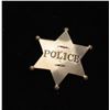 Image 1 : Vintage 6 point star with ball tips badge marked Police.