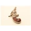 Image 2 : Ethan Allen .22 caliber side hammer revolver with nickel finish.