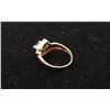 Image 3 : One ladies ring in 14k yellow gold set with a