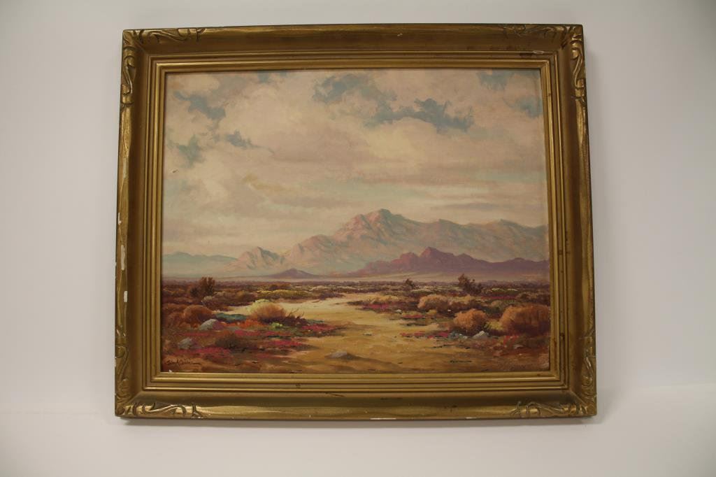 Fine California oil painting, Point Happy Near Palm Springs 15 by 20 ...