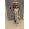 Image 2 : Lladro Garden Classic of a Beautiful Lady with an umbrella, holding