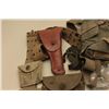 Image 4 : U.S. military lot including a leather 1943-dated holster for a
