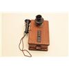 Monarch Telephone Mfg. Co. vintage wooden wall phone. The phone