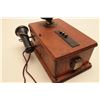 Image 5 : Monarch Telephone Mfg. Co. vintage wooden wall phone. The phone
