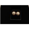 Image 2 : 14.5mm pearl earings. Vintage. 14kt yg. Est.: $175-$350