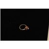 Image 2 : Diamond ring with rub halo approximately .50kt tw 14kt yg.