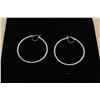 Image 2 : 2 wg hoop earings wg custom embossed gold 4.46gr. Est.: