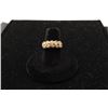 Image 4 : 14k yellow gold ladies ring set with 10 roped in