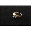 Image 4 : Modern ladies ring in 14k yellow gold with bezel set