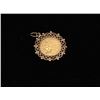 Image 1 : $5 indian coin pendant with 14kt holder. Est.: $700-$1400