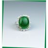 Image 1 : One of a kind Natural Apple green Jade weighing 10.94