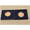 Image 2 : Lot of two American Revolution Bi-Centennial coins. The lot includes