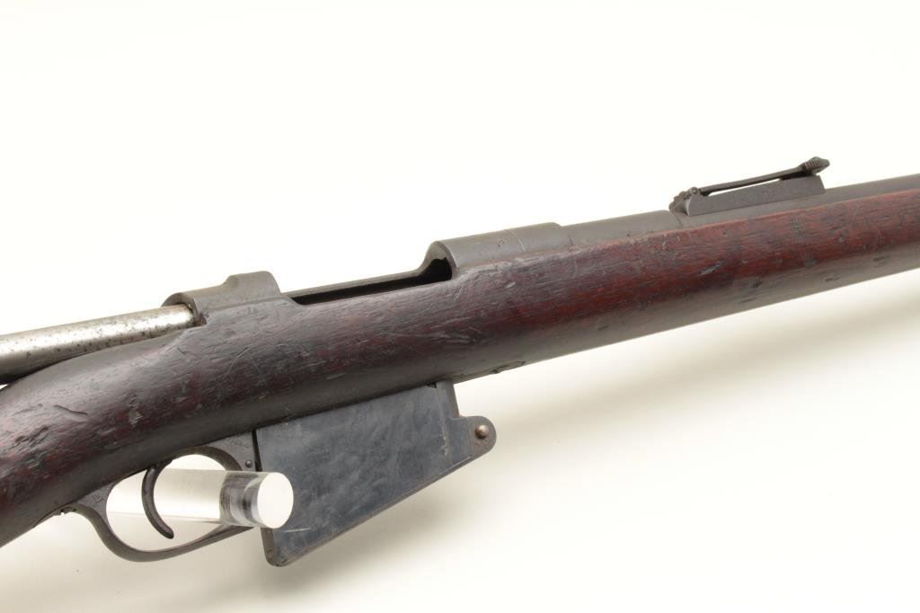 Belgian FN bolt action rifle, 8mm caliber, 31 barrel, wood