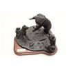 Image 1 : Kuma Hunt II bronze titled The Challenge by T. Acevedo,
