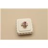 Image 1 : .75 ruby tw .25kt diamond with 14kt yg. Est.: $700-$1400