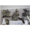 Image 3 : Lot of hand-painted lead toy soldiers marked Truecraft. 1930's-70's. Est:$100-200