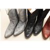Image 2 : Lot of 4 leather boots Size 10.5. Tony Llama and